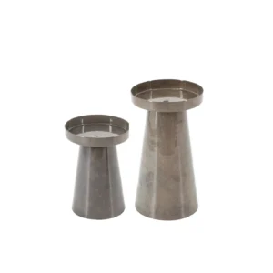 Kandelaars stone – set van 2