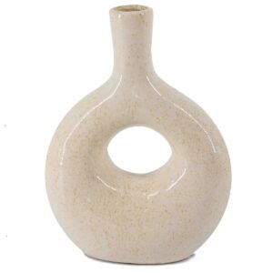Vaas ovaal crème/beige – klein