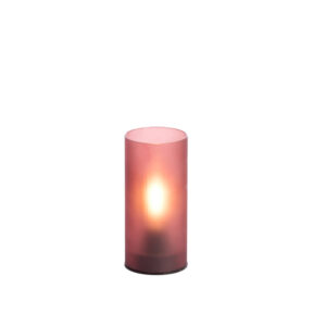 Tafellamp LED bordeaux - Ø7 x 15 cm
